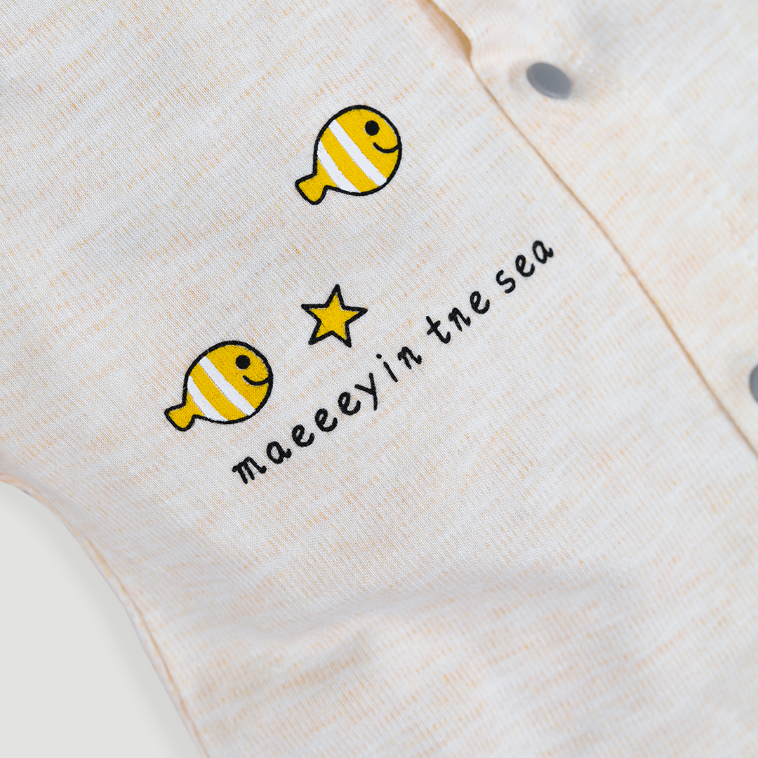 Imported Newborn Baby Romper - Fish Design