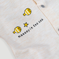 Thumbnail for Imported Newborn Baby Romper - Fish Design