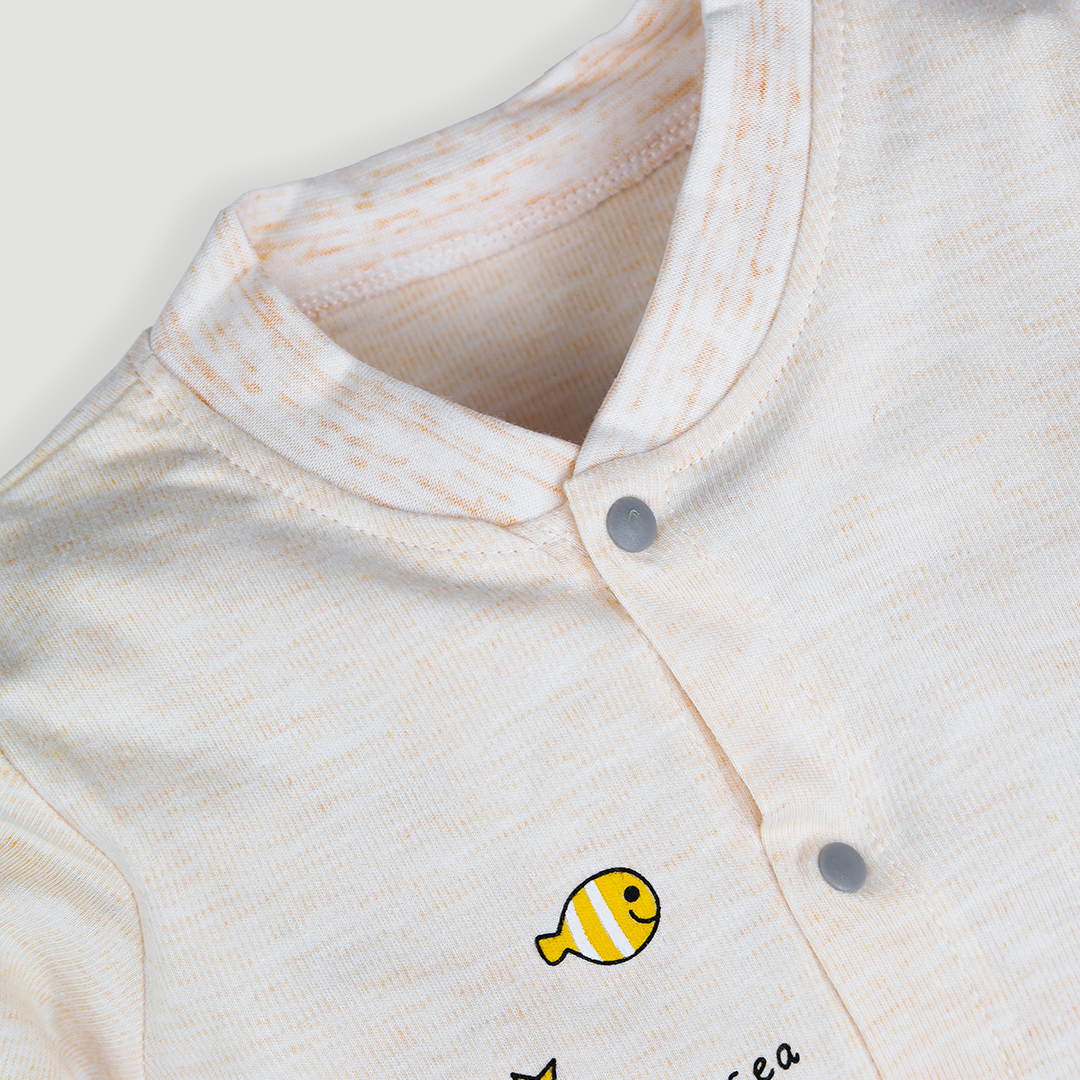 Imported Newborn Baby Romper - Fish Design