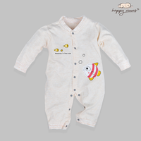 Thumbnail for Imported Newborn Baby Romper - Fish Design