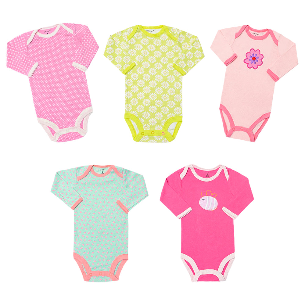 Next-Dream 5 pcs Romper Suit Set, Multi Designs