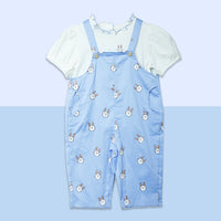 Thumbnail for Little Girl Summer Fashion Cute Cartoon Jump suit D10066