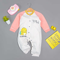 Thumbnail for Imported Newborn Baby Soft Romper - Cartoon Design