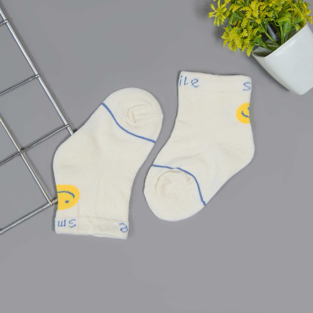 Smile Newborn Baby Socks-0733