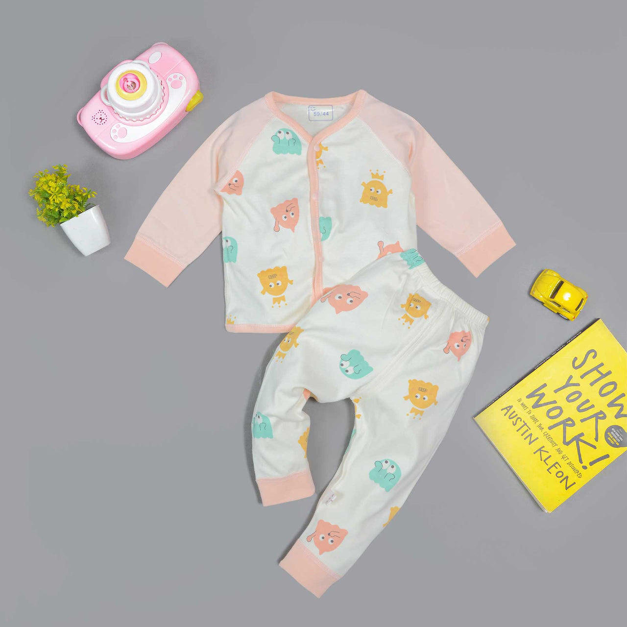 Newborn Baby Suit, Cartoon Design