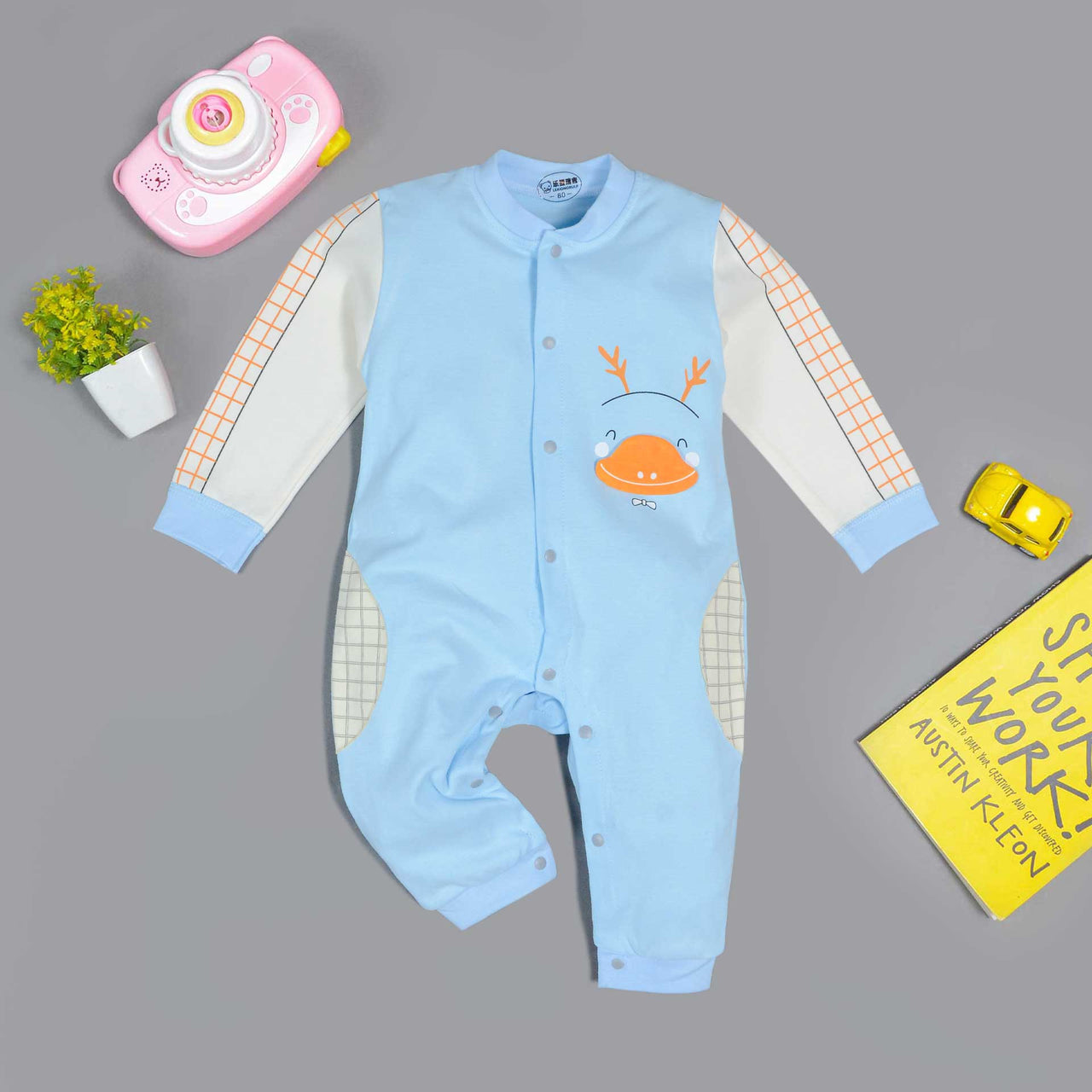 Imported Newborn Baby Romper - Duck Design