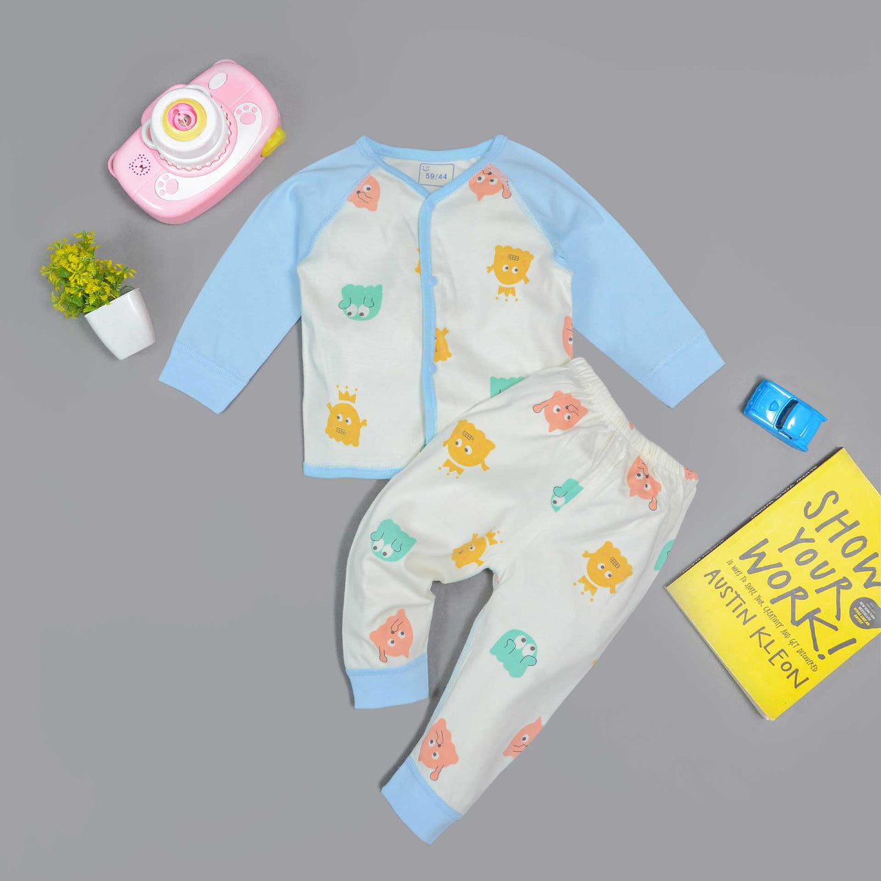 Newborn Baby Suit, Cartoon Design