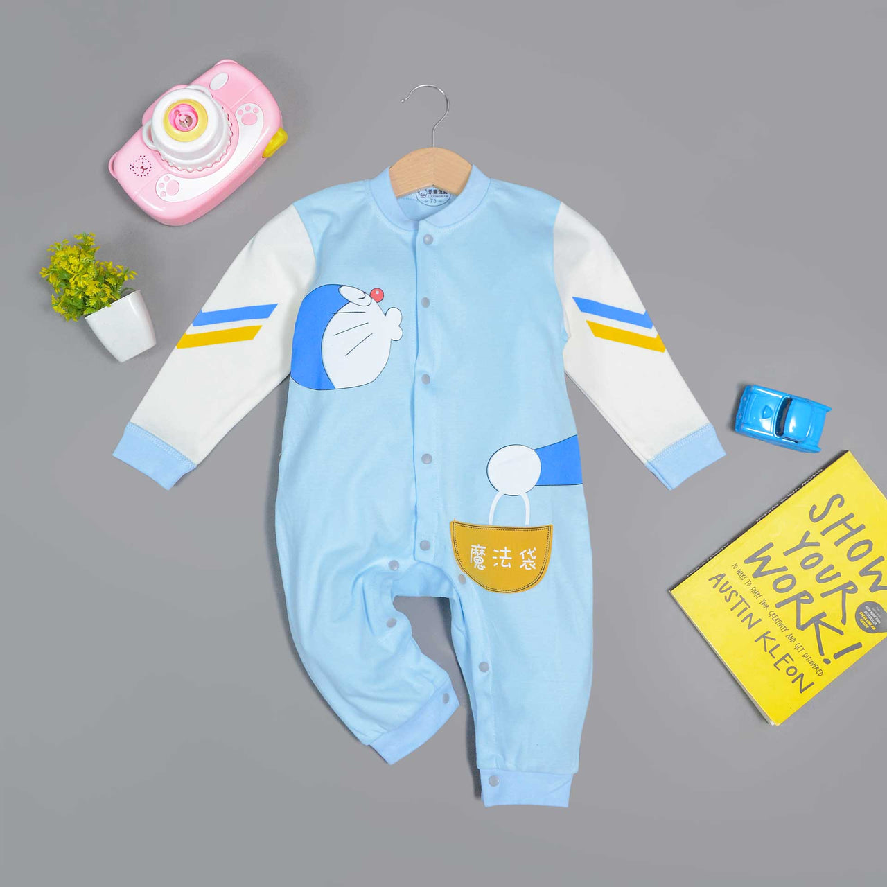 Imported Newborn Baby Romper - Cartoon Design