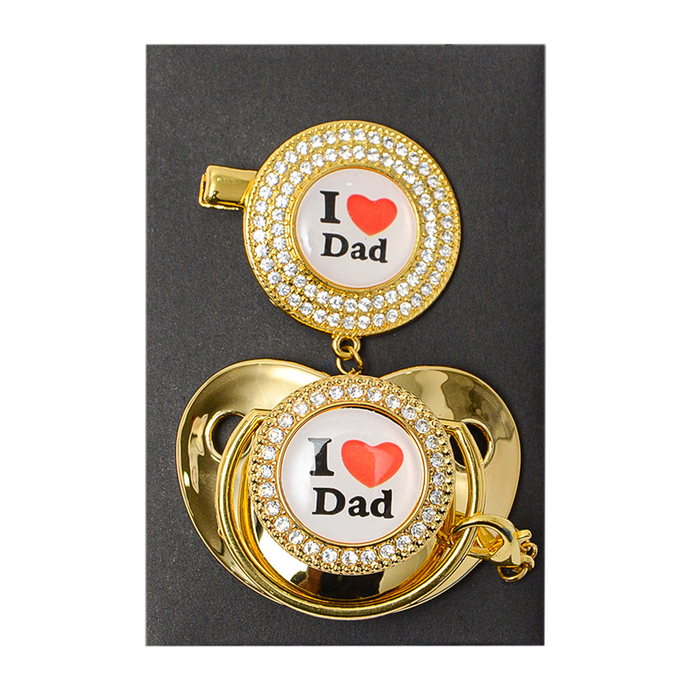 i love dad pacifier