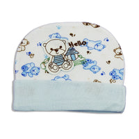 Thumbnail for Newborn Hello Baby Fashion Soft Bears Cap