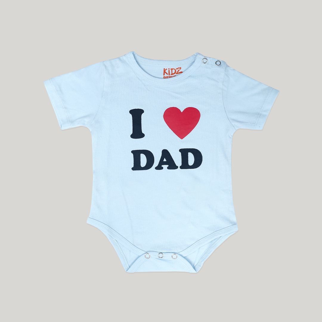 "I Love DAD" Body Romper Short 1 Pcs